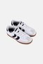 Kids Girl Brand Logo Lace Up Training Sports Shoes, White - 2