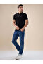 Solid Brand Logo Zipper Closure Regular Fit Polo T-shirt - 5
