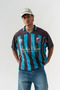 Twenty Two Jersey Polo Neck Oversized Jersey T-Shirt - 5