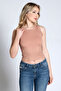 6527 Modal Ribbed Knit Women Cropped - 2