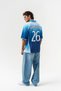 Marliyn Portrait Jersey Polo Neck Oversized Forma T-Shirt - 4