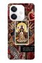 Oppo A3 Compatible the Empress Queen Tarot Patterned Transparent Phone Case