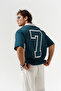 Cantona 7 Patch Detailed Polo Collar T-Shirt - 6