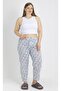 Large Size Cotton Pack Thin Breathable Fabric Heart Detail Pajama Bottoms
