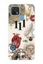 Oppo A15 / A15S Compatible Astro Symbolic Collage and 111 Energy Patterned Transparent Phone Case