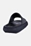 Men Brand Logo Slip On Slides, Black - 4