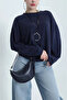 Women's Crew Neck Long Sleeve Modal Tunic - 2