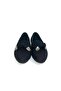Women's Suede Ballet Flats Shoes Black - 3