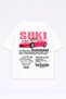 Men's Oversized T-Shirt Suki Printed 100% Cotton T-Shirt Comfortable Fit - 2