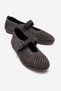 Ari̇an Smoked S Suede H Genuine Leather Hole Women's B Ballet Flats Shoes