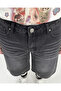 Washable Retro Short-Legged Jeans - 4