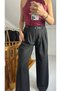 Relaxed Pleated Palazzo Pants - 4