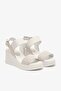 Telma Beyaz Suede - Volume Leather Women Sandals - 4