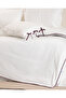 Cotton Piped Duvet Cover Set - 4