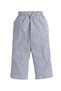 Girls’ Woven 2-Piece Set – Striped Puff Sleeve Top & Wide-Leg Cargo Trousers - 8
