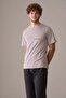 Men's Short Sleeve 100% Cotton Plus Size Capri Pajama Set Beige - 2