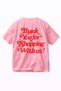 Unisex Oversized T-Shirt Thank You Printed 100% Cotton T-Shirt Comfortable Fit