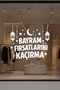 Don'T Miss Out on Holiday Deals Shop Window Glass Sticker – Holiday Campaign Store Decoration - 4