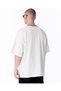 Zip Detail Oversized White T-Shirt - 7