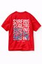 Men's Oversized T-Shirt Surfingg Printed 100% Cotton T-Shirt Comfortable Fit - 2