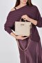 Sp1225-M206 Women Clutch Bag Beige - 2