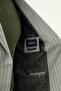 Striped Slim Fit Wide Collar Double-Breasted Men's Jacket Khaki - 41490.26Y - 7