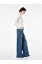 Cotton Spanish Flare Jean Pants - Wide Flare Jean - 3