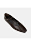 Women's Bitter Brown Adjustable Metal Buckle Piece Set Mary Janes Leather Ballet Flats - 7