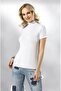 6228 Women's Short Sleeve Half-Neck Body Tank Top 6 Pieces - 2