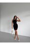 Omzu Buckle Detail Women's Mini Dress - 5
