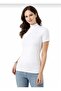 6228 Women's Short Sleeve Half-Neck Body Tank Top 6 Pieces