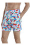 Badeshorts Medium Pattern mit kurzem Bein - 3
