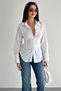 Women's Ruched Detail Shirt – Long Sleeve Waist Formed Stylish Shirt