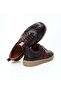 Brown Lace-Up Genuine Leather Men's Shoes - 2