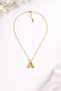 A Letter Balloon Model Steel Necklace - 2