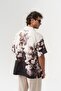 Angelic Apaş Collar Short Sleeve Oversized Shirt - 6