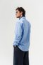 Scarface Design Detailed Striped Oversized Long Sleeve Shirt - 6