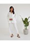 modest linen two pieces matching set - 2