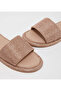 Flat-evening Solid Low Heel Sandals - 3