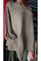 Authentic 100% Cotton Knitwear Single Pocket Washable Hair Knit Boat Neck Sweater - 2