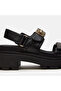 Supermona Solid Low Heel Sandals - 4