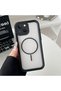 iPhone 15 Compatible Transparent Magsafe Wireless Corner Silicone Phone Case