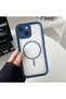 iPhone 15 Compatible Transparent Magsafe Wireless Corner Silicone Phone Case