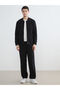 Lcw Vision Black College Collar Men's Sweatshirt - 2