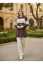 Crew Neck Tunic Pants Transitional Top and Bottom Set