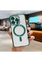 Transparent Soft Silicone Magsafe Wireless Phone Case Compatible with iPhone 15 Pro