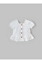 Popees Soft & Elegant White Puff Sleeve Top (3–36 Months) for Baby Girls - 2