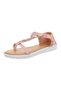 Sandale roz cu flori - 2