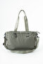 Light Gray Parachute Fabric Multi-Compartment Lightweight Daily and Travel Bag Shoulder Bag - 2