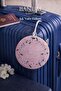 Custom Design Luggage Tag Round,,Cherish Every Moment,, - 2